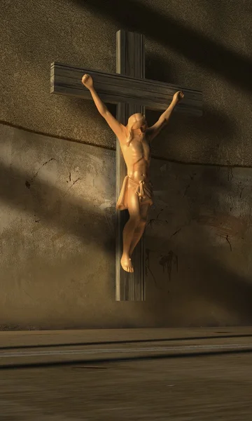 Ο Ιησούς στο σταυρό — Φωτογραφία Αρχείου