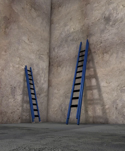 Лестницы успеха — стоковое фото
