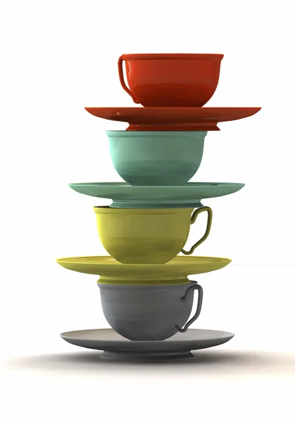 Balanced cups — Stock Photo, Image