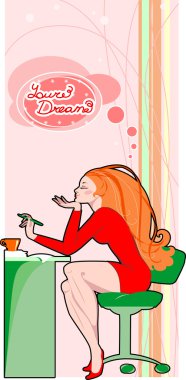 Dream Girl clipart