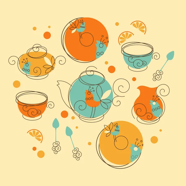 Чай — стоковый вектор