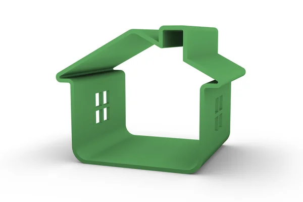 Зелений будинок — стокове фото