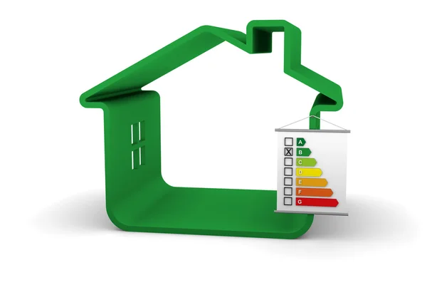 Gebäudeenergieeffizienz b — Stockfoto