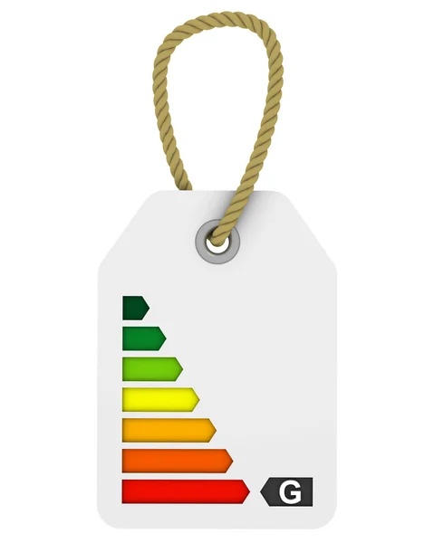 Etiqueta de rendimiento energético clase G — Foto de Stock