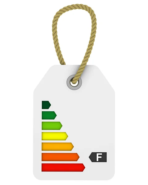 F energieffektivitetsklasse - Stock-foto