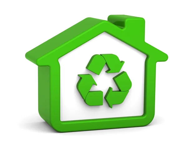 Recycled House — Stock Photo, Image