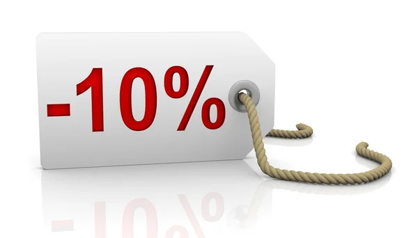 Ten percent discount — Stok fotoğraf