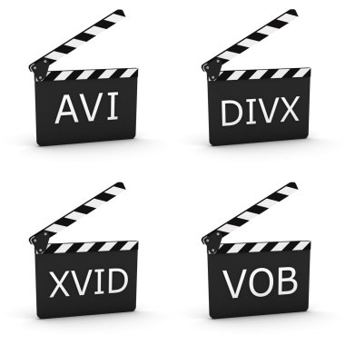 Video extension Files 01 clipart