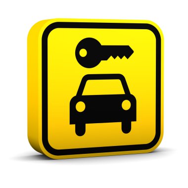 Rent-a-car Sign clipart