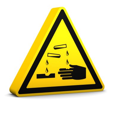 Corrosive Sign clipart