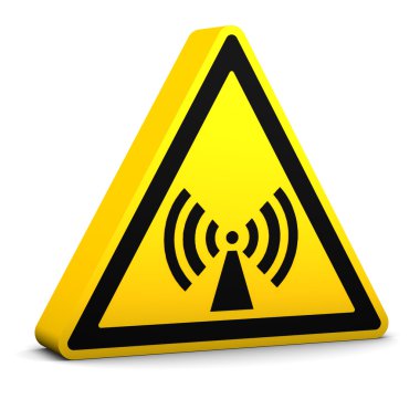 Non Ionising Radiation Sign clipart