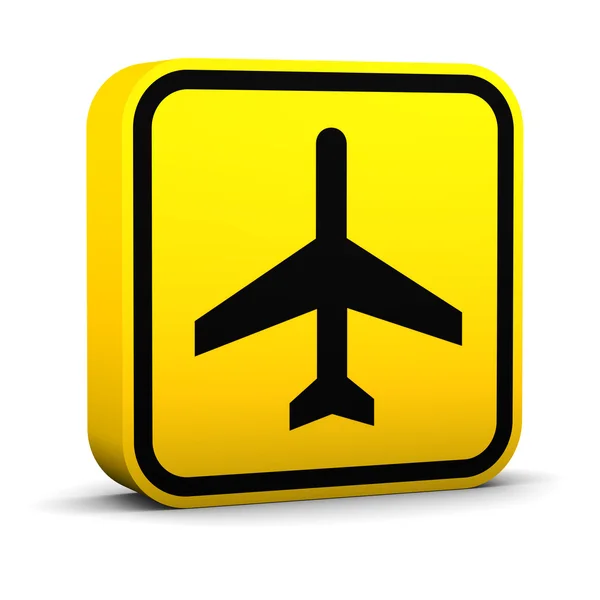 Air Transport ondertekenen — Stockfoto