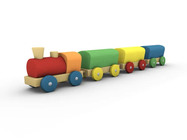 Tren de juguete — Foto de Stock
