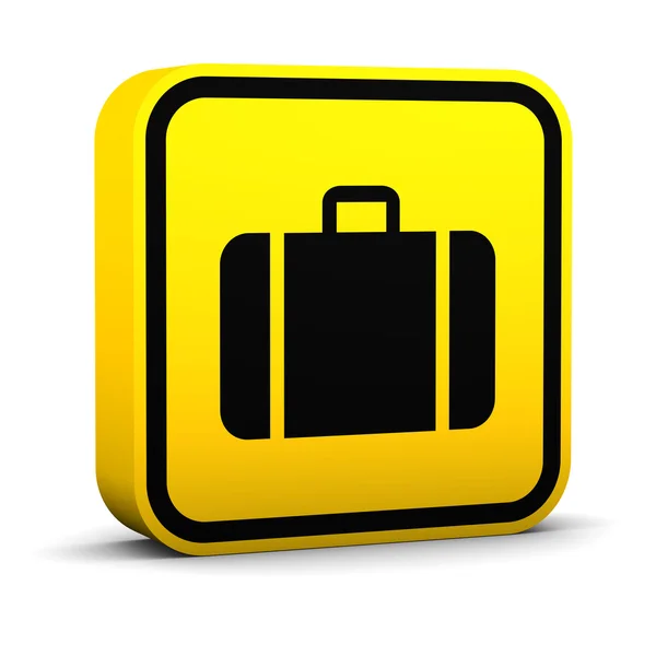 Señal de equipaje cuadrado —  Fotos de Stock