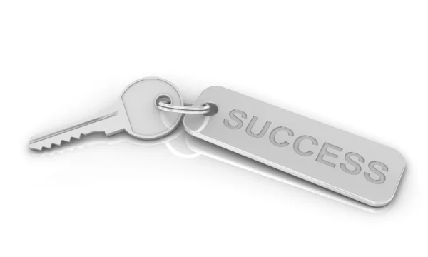 La chiave d'argento per il successo — Foto Stock