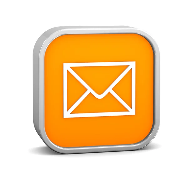 Narancssárga mail jele — Stock Fotó