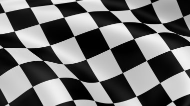 Checkered flag clipart