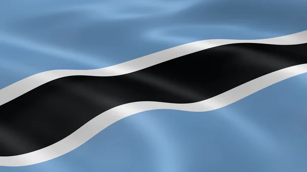 Bandeira Batwsana ao vento — Fotografia de Stock