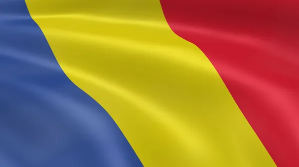 Bandiera rumena — Foto Stock