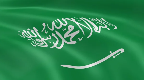 Saudi-Arabian lippu — kuvapankkivalokuva