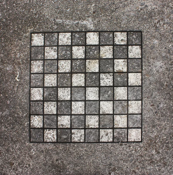 Background of black and white chessboard — Stock Photo, Image