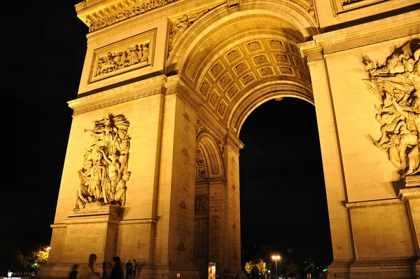 Триумфальная арка, Париж Европа — стоковое фото