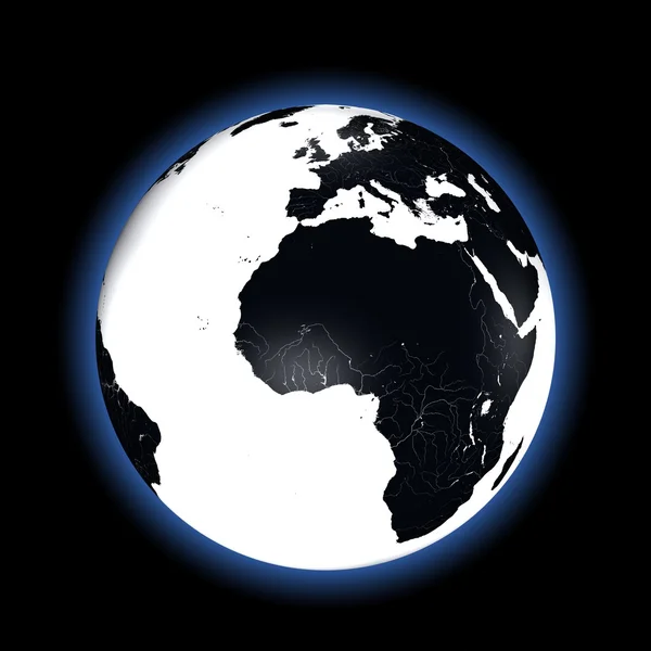 Черно Белое Фото Земли