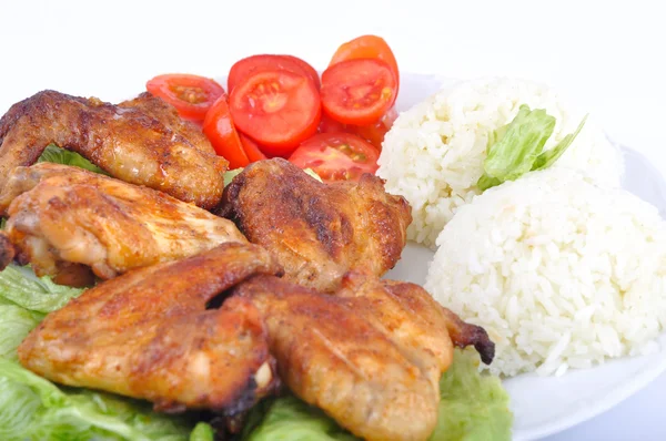 Ali di pollo - cibo dietetico — Foto Stock