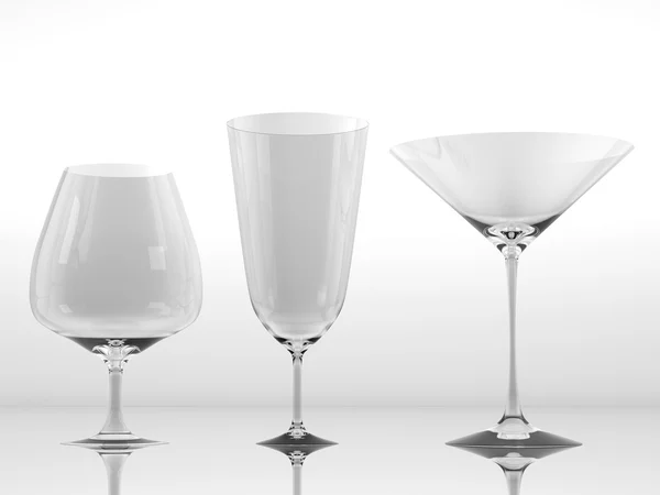 Pure glass collection — Stock Photo, Image
