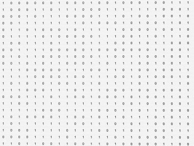 Binary code matrix background clipart