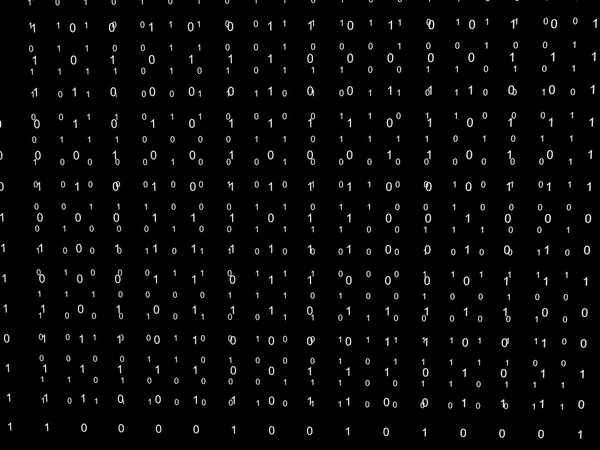 Binärer Code-Matrix-Hintergrund — Stockfoto