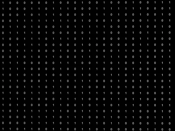 Fond de matrice de code binaire — Photo