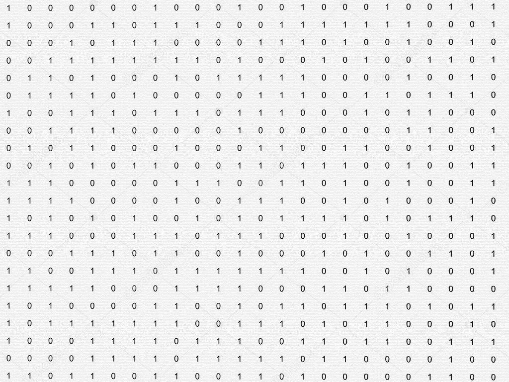 Binary code matrix background