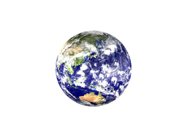 Modrá Země ve vesmíru — Stock fotografie