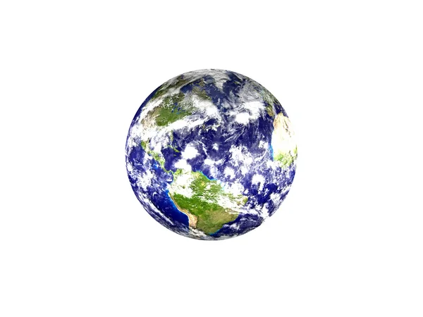 宇宙の青い地球 — ストック写真