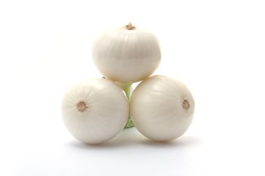 Fresh white onions clipart