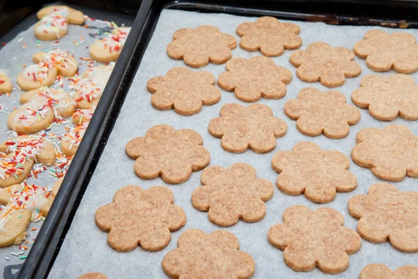 Ψήσιμο τα cookies στο σπίτι — Φωτογραφία Αρχείου