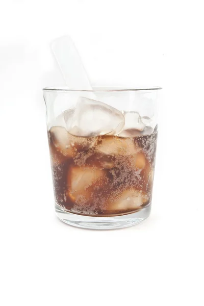 stock image Cola with ice