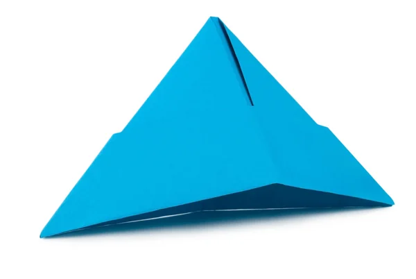 Sombrero de papel azul — Foto de Stock