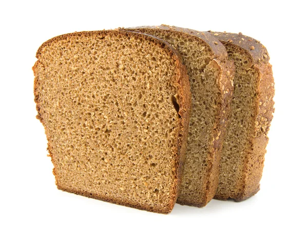 Pão isolado em um branco — Fotografia de Stock