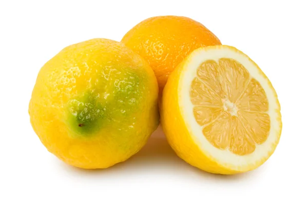 Tři citrony — Stock fotografie