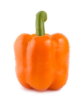 Orange sweet pepper clipart