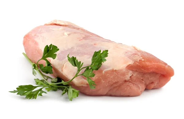 Raw pork isolated — Stock Photo, Image