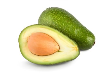 Ripe avocado clipart