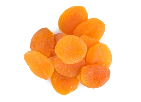 Сушений абрикос ізольовані — стокове фото
