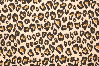 Leopard print textured background clipart