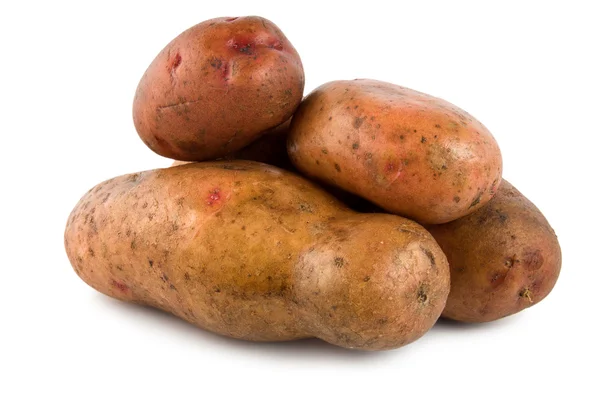 Kartoffeln isoliert — Stockfoto