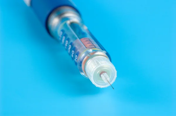 Caneta de insulina — Fotografia de Stock