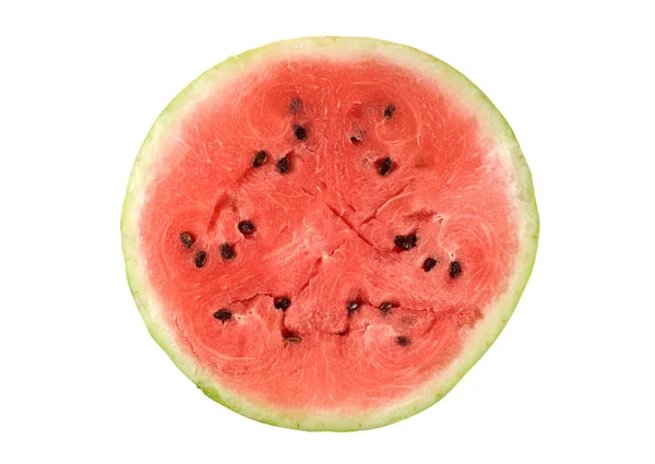 Watermeloen segment geïsoleerd — Stockfoto