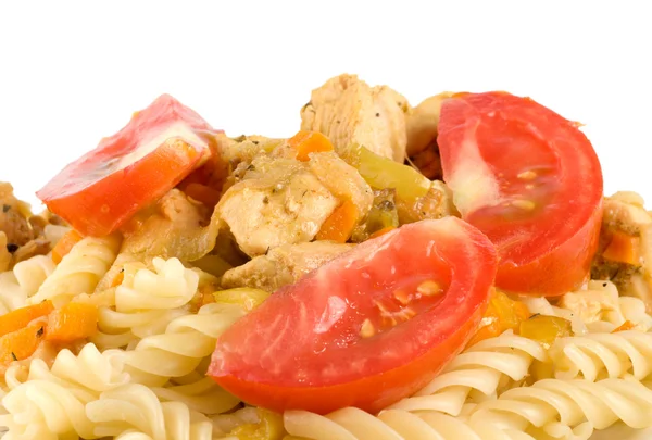 Pasta with meat — Stock Photo, Image